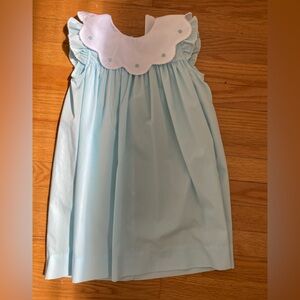 Le Za Me dress with scallop collar